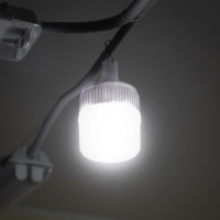 Светильник аккумуляторный подвесной 24SMD, солнечная панель, индикатор заряда INTERTOOL LB-0109