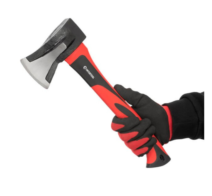 Колун кованый 1000 г, ручка из фибергласса INTERTOOL HT-0274