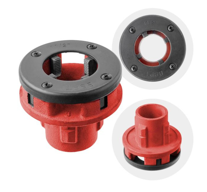 набор плашек для нарезки резьбы 1 1/2"; 2", 2 ед. INTERTOOL SD-8002