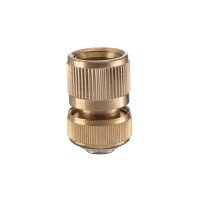 Коннектор латунный 1/2" на шланг 1/2" STORM INTERTOOL GE-1216