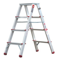 Стременка алюминиевая двухсторонняя, 4 ступеньки, высота 0,8 м INTERTOOL LT-1104