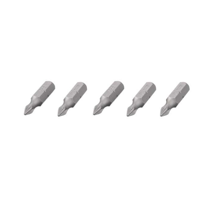 Комплект насадок викруткових PH1, ACR, S2, 5 од., STORM INTERTOOL VT-0206