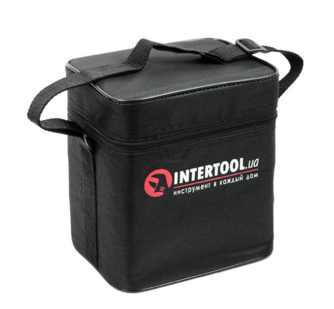 Уровень лазерный, 5 лазерных головок, зеленый луч, звуковая индикация INTERTOOL MT-3008
