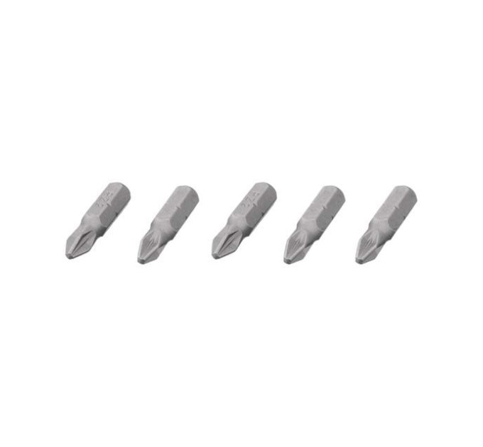 Комплект насадок викруткових PZ2, ACR, S2, 5 од., STORM INTERTOOL VT-0209