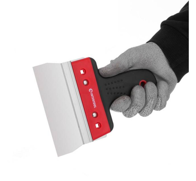 Шпатель из нержавеющей стали 150 мм, проф INTERTOOL KT-2675