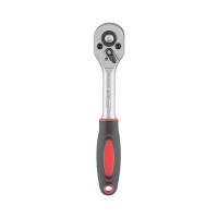 Рукоятка с храповым механизмом 1/4", 24 зуба, Cr-V INTERTOOL HT-2104