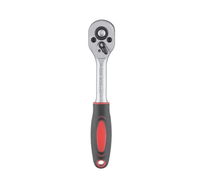 Рукоятка с храповым механизмом 1/4", 24 зуба, Cr-V INTERTOOL HT-2104