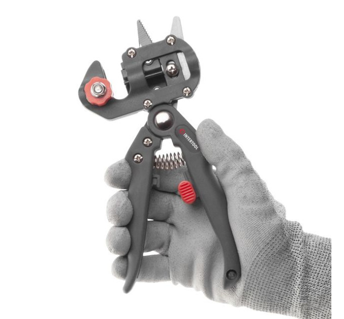 Секатор для прививки 200мм, Carbon INTERTOOL FT-1020