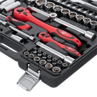 Профессиональный набор инструментов 1/2", 1/4", 82 ед., Cr-V INTERTOOL ET-6082