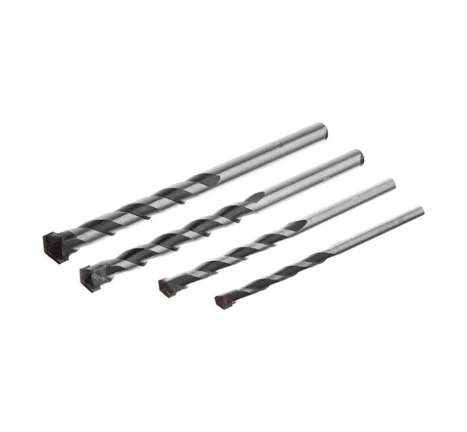 Набор сверл по бетону под ударную дрель B&W, 4 ед. INTERTOOL SD-0105