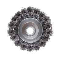 Щетка чашечная 85 мм, для КШМ, М14 (пучки витой проволоки) INTERTOOL BT-2085
