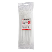 Хомут пластиковый 3,6*200 мм, белый, 100 ед. INTERTOOL TC-3620