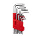 Набір ключів Г-подібних TORX 9 од., Т10-Т50, Cr-V, Small INTERTOOL HT-0607