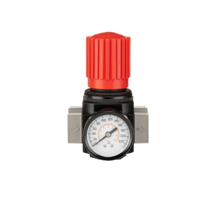 Регулятор давления 3/4", 1-16 бар, 4500 л/мин, профессиональный INTERTOOL PT-1427