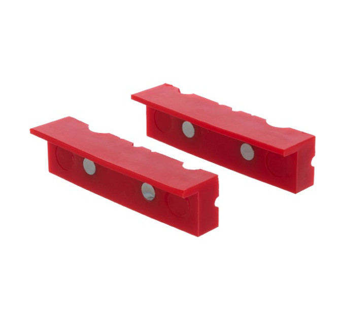 Губки резиновые для тисков 100 мм, магнитные INTERTOOL HT-0098