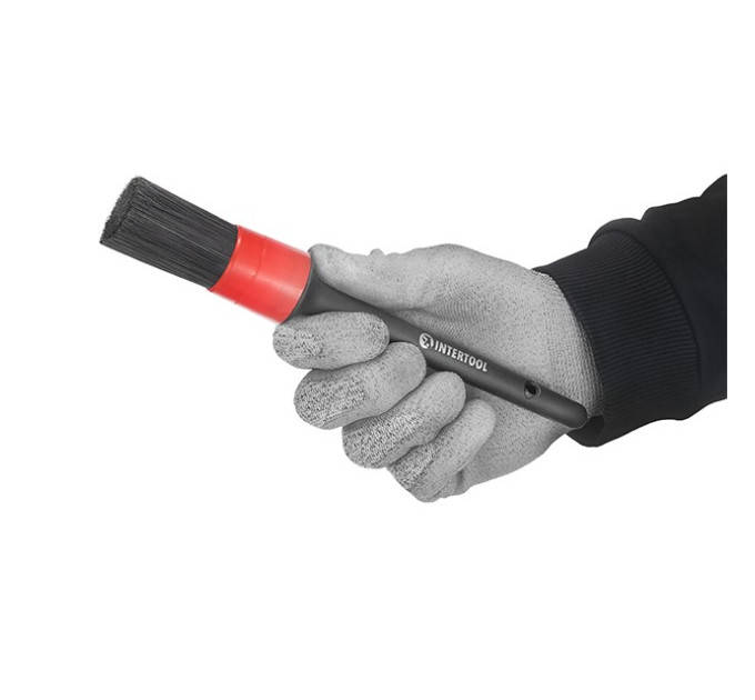 Набір пензлів для детейлінгу, хімчистки, 5 од. INTERTOOL AT-0100