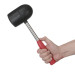 Киянка гумова 1250 г, чорна гума, металева ручка INTERTOOL HT-0228