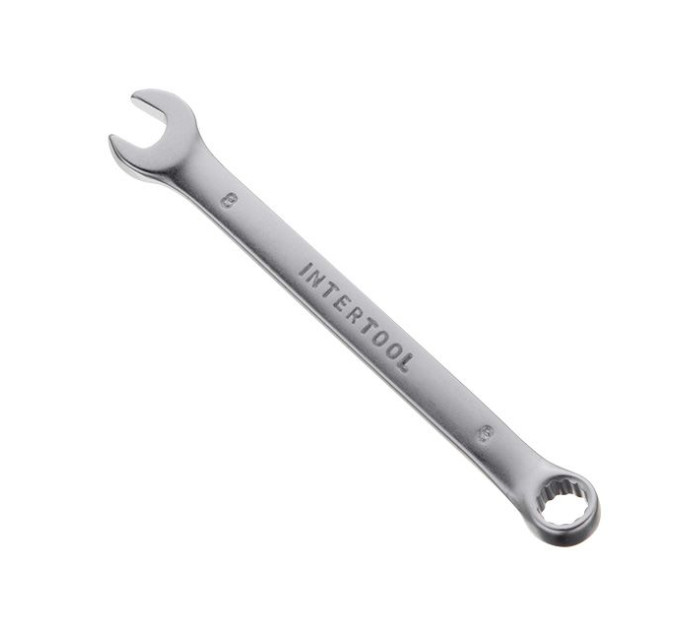 Ключ комбинированный 8 мм CrV INTERTOOL HT-1208