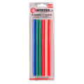 комплект стержней клеевых цветных 11,2*200 мм, 12 ед. INTERTOOL RT-1028