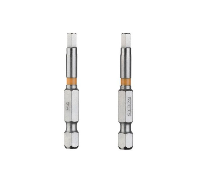 Комплект отверточных насадок Hex H4.0, S2, 2 ед., STORM INTERTOOL VT-0228