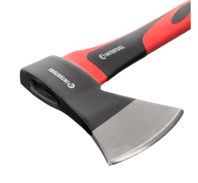 Сокира 800 г, ручка з фібергласу INTERTOOL HT-0262