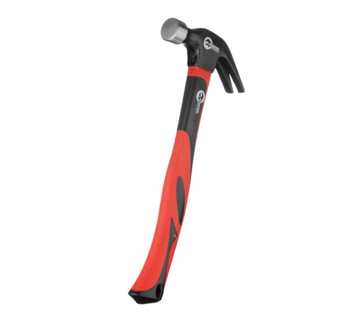 Молоток столярный 450 г, ручка из фибергласса INTERTOOL HT-0223