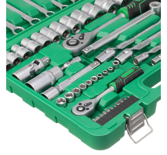 набор инструментов 1/2", 1/4", 77 ед. INTERTOOL ET-6077SP