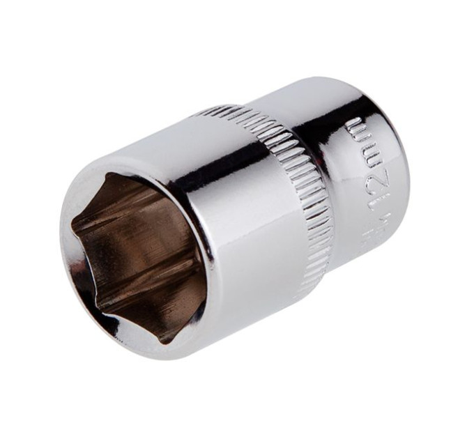 Головка шестигранная STORM 1/4", 12 мм, Cr-V INTERTOOL ET-0442