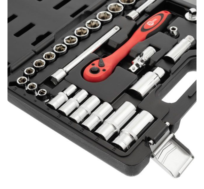 Профессиональный набор инструментов 3/8", 39 ед., Cr-V INTERTOOL ET-6039
