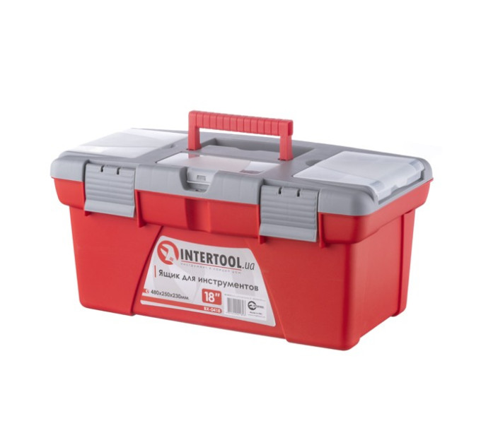 Ящик для инструмента 18" 480*250*230 мм INTERTOOL BX-0418