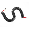 Шланг BLACK M-Flex STORM, 20 м, 6,5*10 мм, спиральный полиуретановый с поворотным шарниром, латунными быстроразъемными соединениями INTERTOOL PT-1795