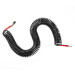 Шланг BLACK M-Flex STORM, 20 м, 6,5*10 мм, спиральный полиуретановый с поворотным шарниром, латунными быстроразъемными соединениями INTERTOOL PT-1795