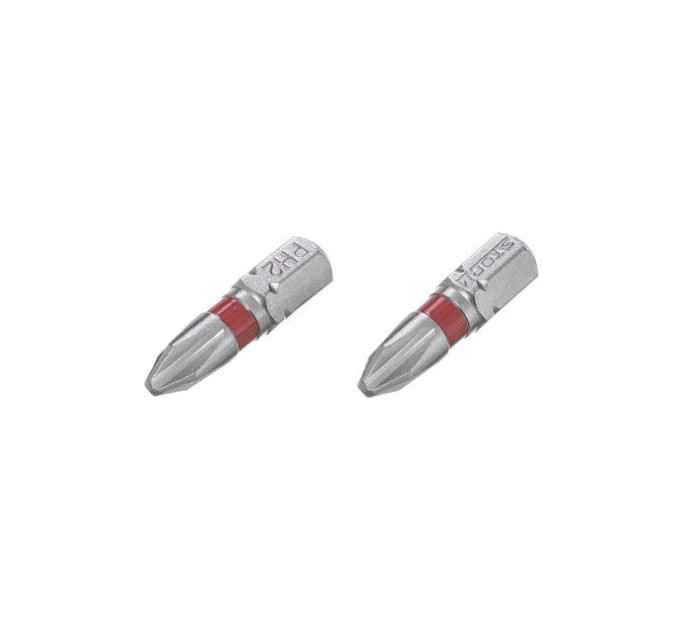 Комплект викруткових насадок PH2, S2, 2 од., STORM INTERTOOL VT-0218