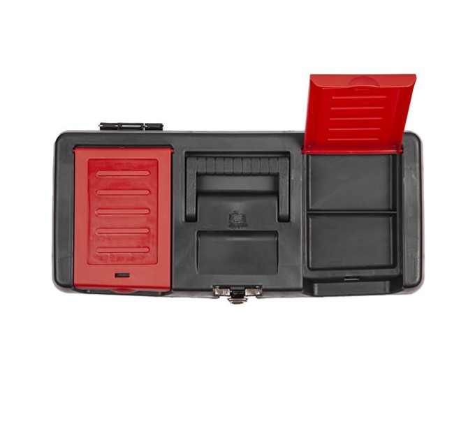 Ящик для інструментів з металевими замками 16" 396*216*164 мм INTERTOOL BX-1016