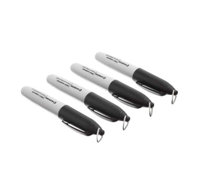 Мини-маркеры перманентные черные, 80 ед. INTERTOOL KT-5010