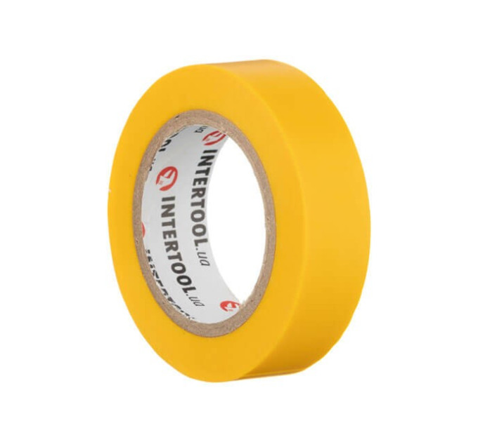 Лента изоляционная 10 м, 17*0.15 мм, желтая INTERTOOL IT-0032