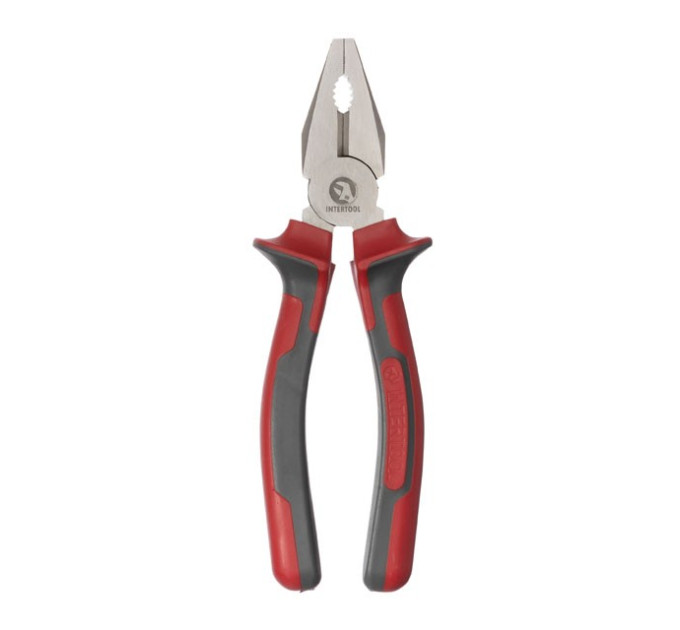 Плоскогубцы 200 мм, С55 INTERTOOL HT-0106