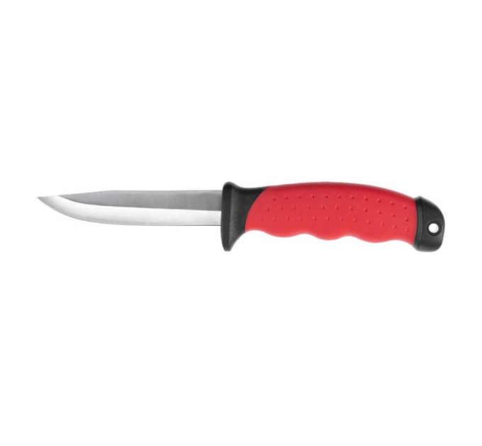 Ніж 100 мм, з чохлом, STORM INTERTOOL HT-0536