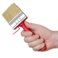 Макловица 70*30 мм, пластиковая ручка INTERTOOL KT-1816