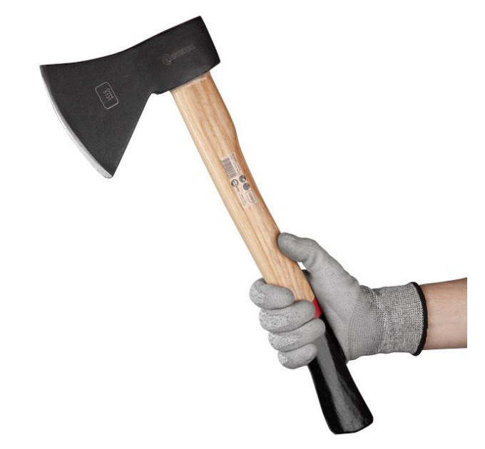 Топор 1000 г, ручка пекан, 48-57 HRC INTERTOOL HT-0258
