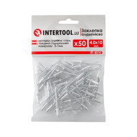 Заклепка алюмінієва 4.0*10.0 мм, 50 од. INTERTOOL RT-4010