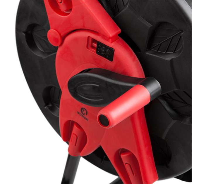 Котушка на колесах для шланга 1/2", 60 м, PP, steel, ABS INTERTOOL GE-3001
