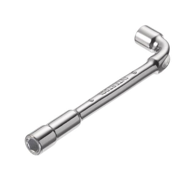 Ключ торцевой с отверстием L-образный 6 мм INTERTOOL HT-1606