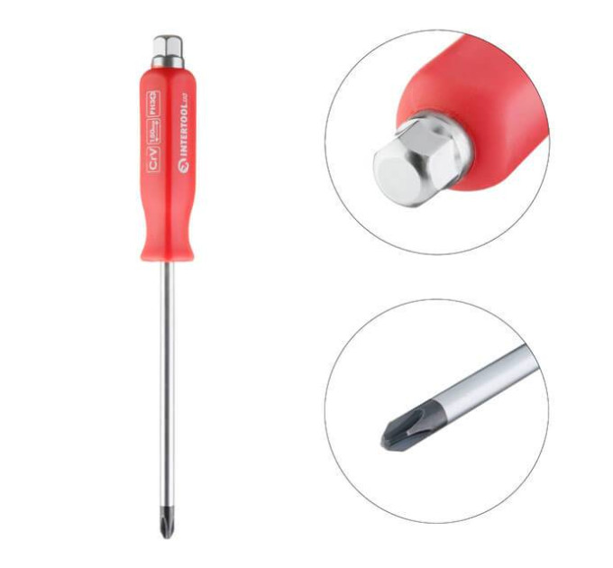Викрутка ударна PH3*150 мм, Cr-V INTERTOOL HT-0489