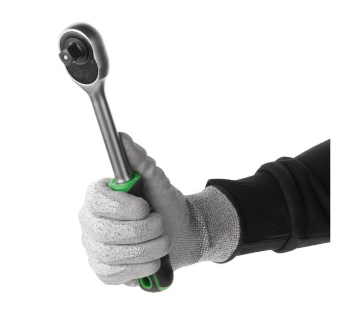 Набор головок 8-19 мм, 1/2", рукоятка с храповым механизмом, 10 ед. INTERTOOL ET-6013