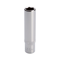 Головка шестигранная удлиненная STORM 1/4", 8 мм, Cr-V INTERTOOL ET-0458