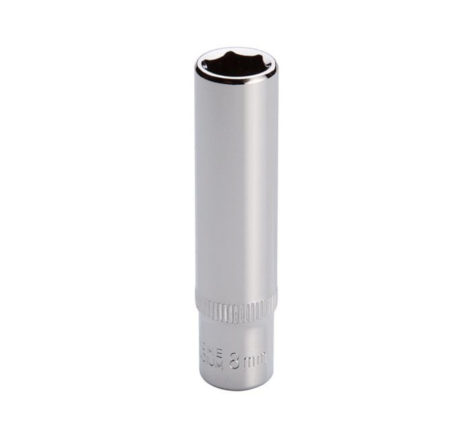 Головка шестигранна подовжена STORM 1/4", 8 мм, Cr-V INTERTOOL ET-0458