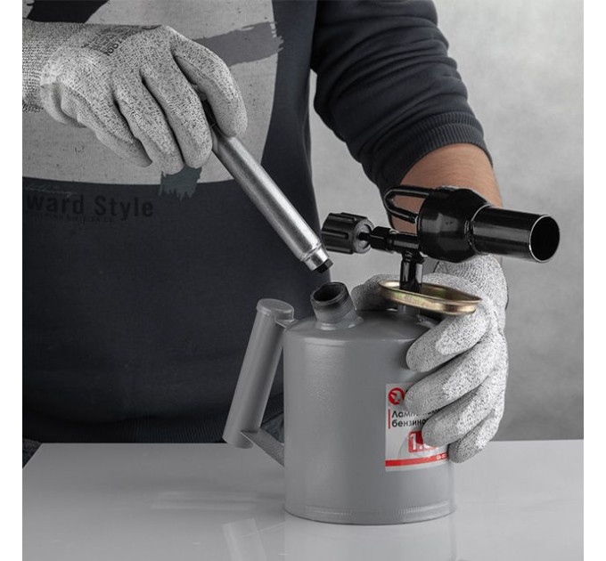 Лампа паяльная бензиновая 1,0 л INTERTOOL GB-0031