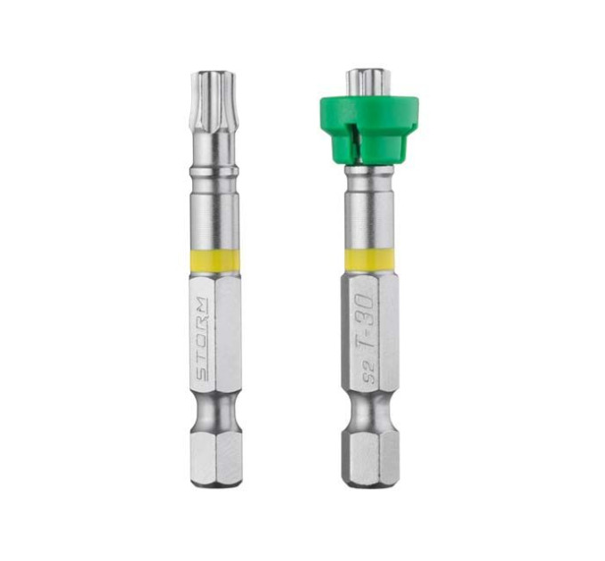 Комплект отверточных насадок Torx с ограничителем T30, S2, 2 ед., STORM INTERTOOL VT-0232