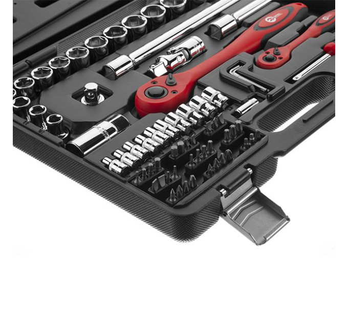 Профессиональный набор инструментов 1/2", 1/4", 72 ед., Cr-V INTERTOOL ET-6072